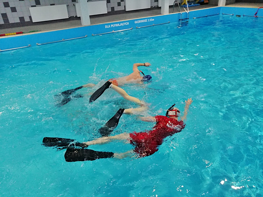 Hokej pod wodą Walenie Siemianowice Śląskie Trening 21 I 2023. Koniec Walenia czyli Amatorska Liga Hokeja Pod Wodą